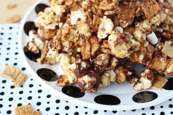 S'more Caramel Popcorn