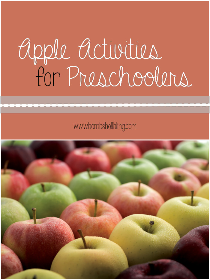 Apple activities for preschoolers