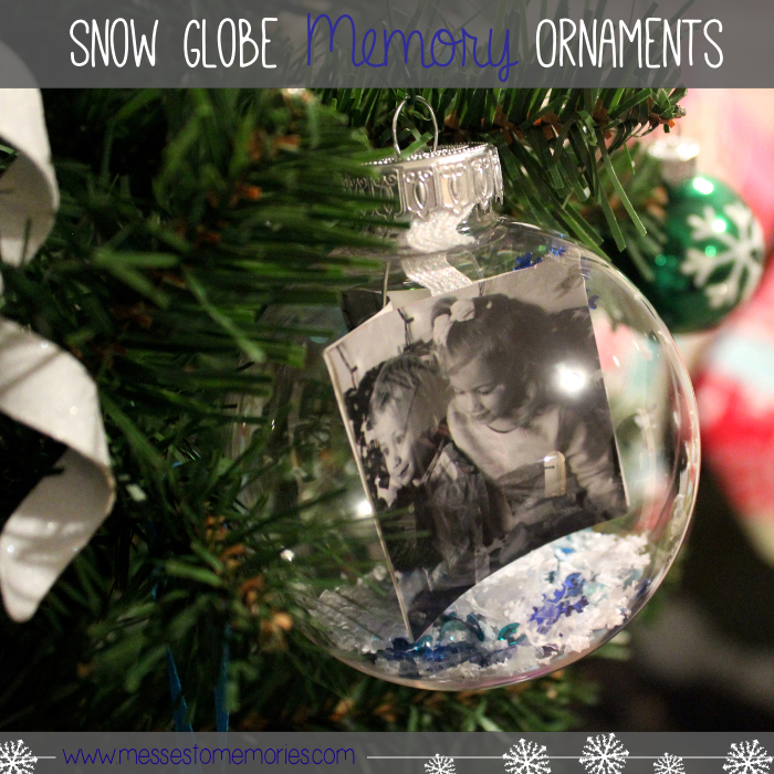 A fun and beautiful way to capture the memories of Christmas from Messes to Memories