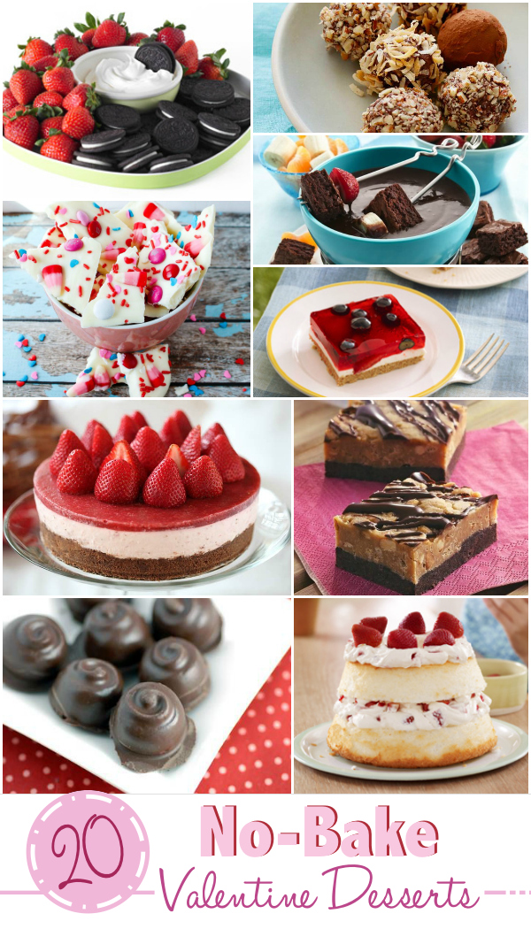 20 No Bake Valentine's Collage