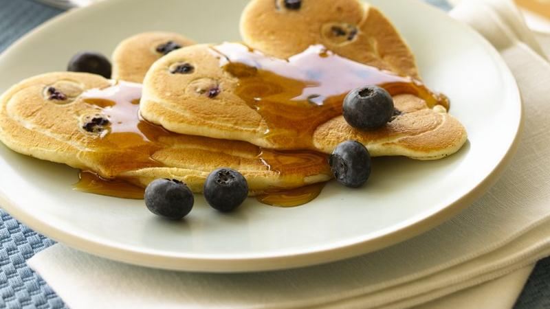 Blueberry Pancake Hearts