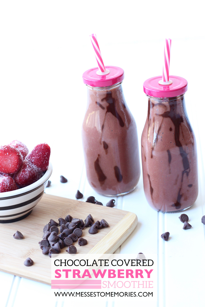 Chocolate Covered Strawberry Smoothie 1