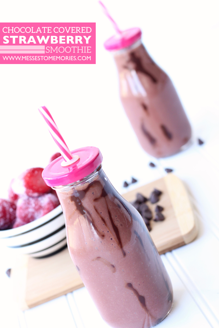 Chocolate Covered Strawberry Smoothie 6
